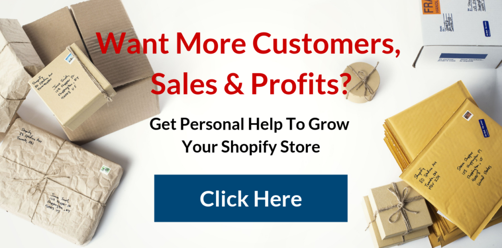 Want More Customers, Sales & Profits From Your Shopify Store?